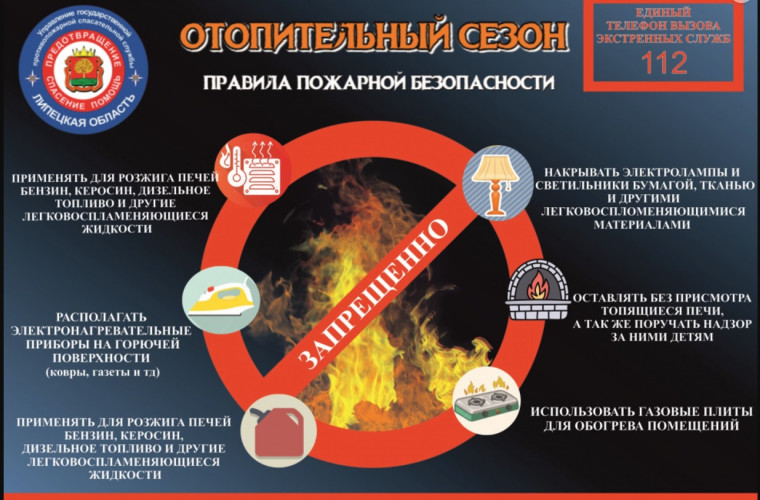 Пожарная безопасность в отопительный период.
